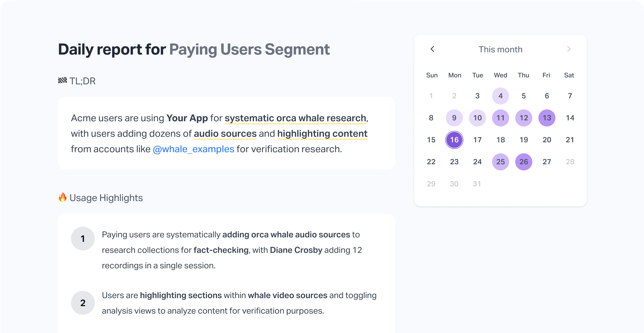 Report Screenshot